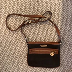 Brown cross body bag